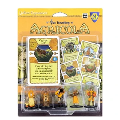 Image of WizKids Mayfair Games Europe MFG72257 Agricola Game Expansion: Yellow (5 Figures)