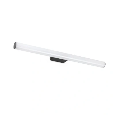 Image of Volga Integrated LED Picture Light Wall Black, 3000K, IP44