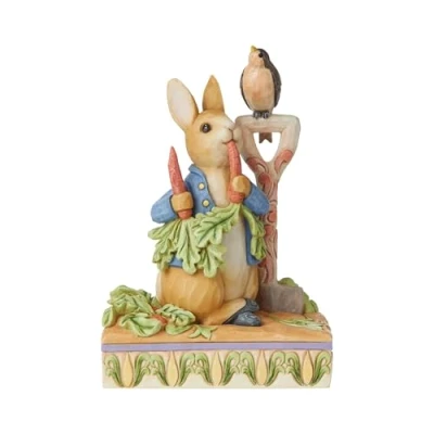 Image of Beatrix Potter by Jim Shore Then He Ate Some Radishes Peter Rabbit Figurine