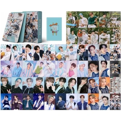 Image of Stray Kids Photocards,Stray Cards,Stray Kid Album,Kpop NACIFIC Lomo Merch,Stray Mini Picture Cards,Kpop Photocards Greeting Card