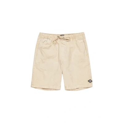 Image of Billabong Elastic Waist Shorts Larry Cord Young Mens Beige M