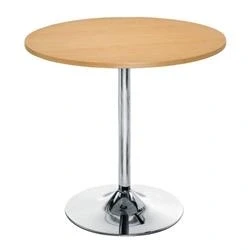 Image of Adagio 800 Trumpet Base Table Beech Ref CH0676BE