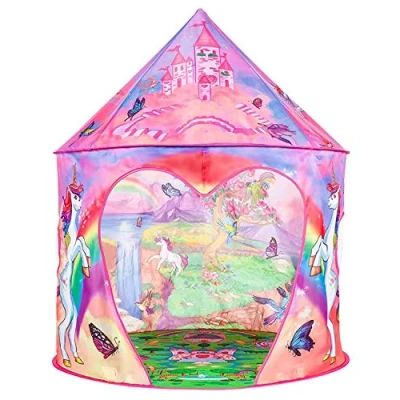 Image of Benebomo Kids tents unicorn,Rainbow children&#039;s tent,Play house,Baby Toy house,Play Tent house,Infant Play House,Garden tent,with a carrying bag,Best gift for Boys and Girls