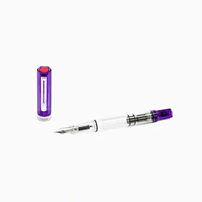 Image of Twsbi Eco Transparent Purple Nib M Fountain Pen