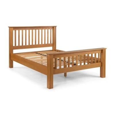 Image of Julian Bowen King Size Bed, Oak