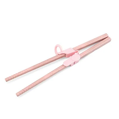Image of Fdit Detachable Chopstick Training Tools for Children, Babies, Beginners and Adults Pink