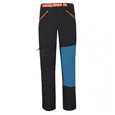 Image of Rock Experience REMP04661 TONGASS Pants Unisex 0208 Caviar+1484 Moroccan Blue+0630 Flame S