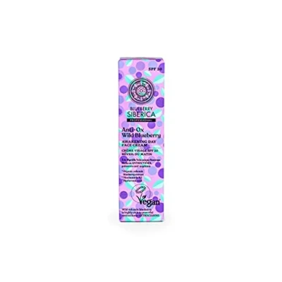 Image of Natura Siberica Anti OX Wild Blueberry. Awakening day face cream