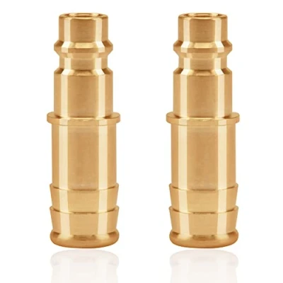 Image of 2stk Air Line Connectors DN13 Euro Airline Hose Compressor Fittings Coupler and Plug Kit Couplings Connector Male