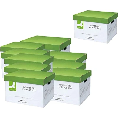 Image of Q Connect Business Easy Set Up Storage Box (10 Pack)
