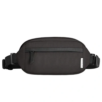 Image of Travelon Unisex Adult Origin Anti Theft Hip Pack Waistpack/Crossbody, Black, One Size