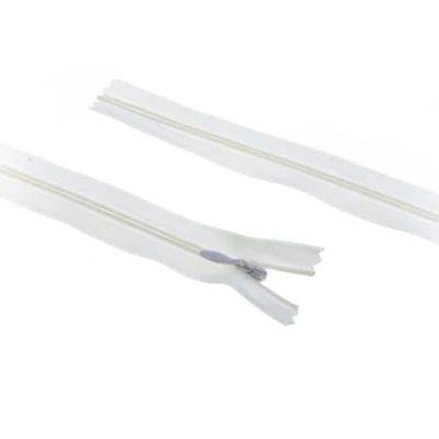 Image of Concealed Invisible Closed End Zip 55cm Light Cream Each