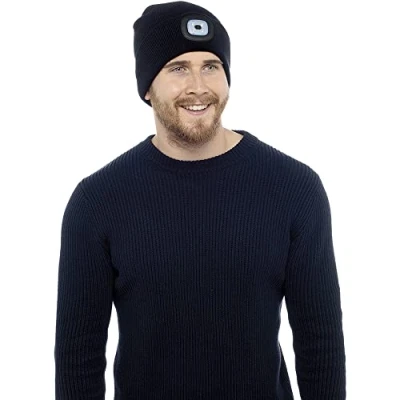 Image of Undercover Adults LED Light Beanie Hat GL621 Black
