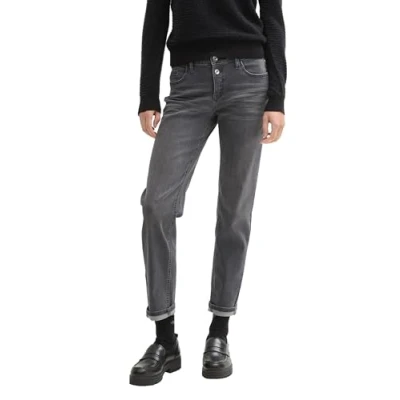 Image of TOM TAILOR Women&#039;s 1044596 Jeans, 10210 Grey Denim, 28W x 32L