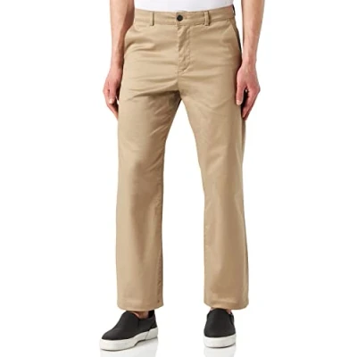 Image of SELECTED HOMME WHITE Men&#039;s SLHLOOSE Salford 220 Flex Pants W NOOS, Chinchilla, 32/34