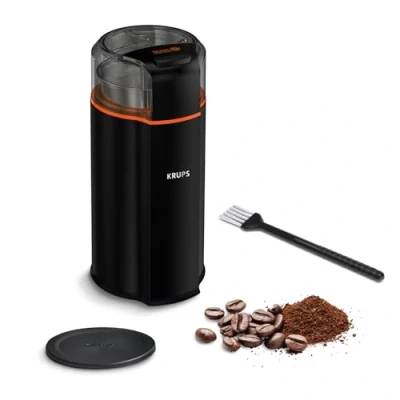 Image of Krups GX3328G0 Grinder, Plastic, 175 W, 90 Grams, Black