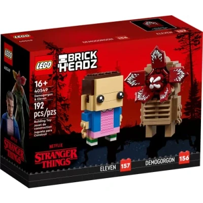 Image of LEGO BrickHeadz Demogorgon and Eleven Stranger Things