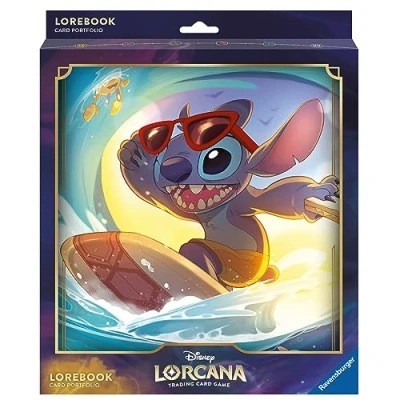 Image of Ravensburger Disney Lorcana TCG Trading Cards for Adults and Kids Age 8 Years Up Card Portfolio Stitch