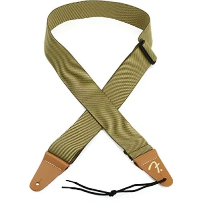 Image of Fender WeighLess Tweed Guitar Strap Elastic Natural,0990685001