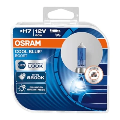 Image of OSRAM XENARC Cool Blue Boost D1S, HID Headlamp, 66140CBB HCB, Hyper Light, 85V, 35W, OFFROAD Only, Duobox (2 Lamps), Duo Box