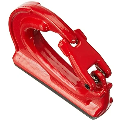 Image of Dolezych Weld On Hook, 1.12 Ton Working Load Limit, red