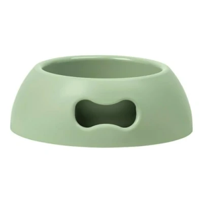 Image of United Pets Pappy Large Dog Bowl, EcoFriendly, Italian Design, Made in Italy, Green, Bowl for Dogs, Capacity 2200ml (77 oz)