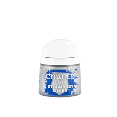 Image of CITADEL Games Workshop Colour Layer: Stormhost Silver (12ml) Paint