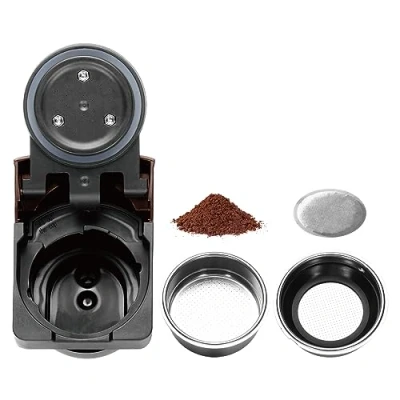 Image of KOTLIE AC 513K/F/KH/H Multi Capsule Coffee Machine Accessories for Ground and ESE Pods (Brown)