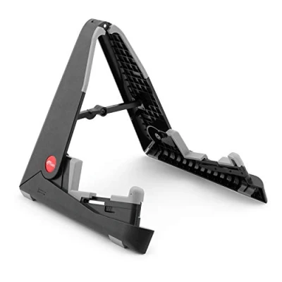 Image of Tiger GST63 BK A Frame Guitar Stand Portable Foldable for Electric, Acoustic, Classical and Bass Guitars