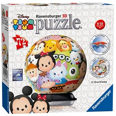 Image of Ravensburger 12188 Disney Tsum 3D Jigsaw Puzzle 72 Pieces