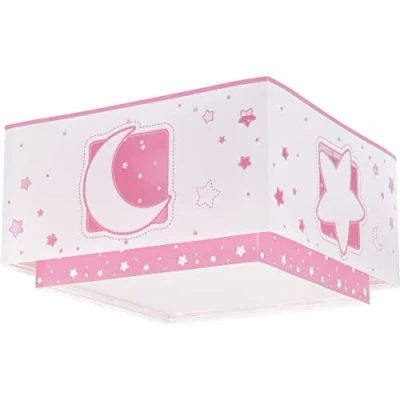 Image of Dalber Moonlight ceiling lamp 1 bulb magenta