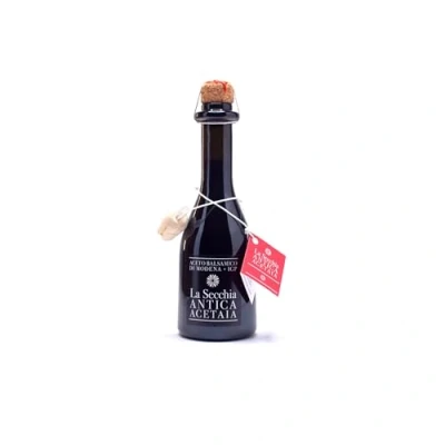 Image of Aged Balsamic Vinegar in 4 Modena Barrels I.G.P. Certified Not Secchia 250 ml Artisan Italian Food Gourmet Delicatessen