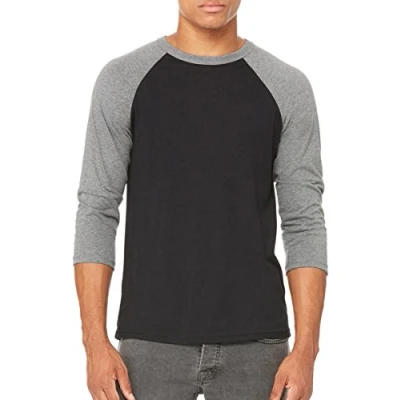 Image of Delifhted Adult 3/4 Sleeve Blended Baseball Tee