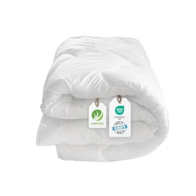Image of BLUE MOON Duvet 140 x 200 cm, Aloe Vera Treated Quilt, All Year Duvet, Allergy Sufferers Lightweight, Winter and Summer Made in EU