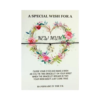 Image of Lucor New Mum Gifts Mummy Pregnancy Elephant Wish Bracelet for