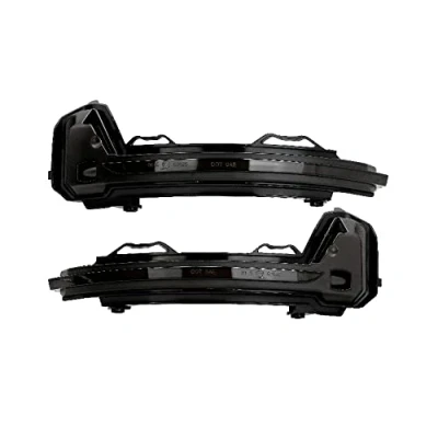 Image of Set LED Side Mirror Indicators compatible with Volkswagen Tiguan II 2016 &amp; Allspace 2017 Smoke incl. Dynamic Running Light