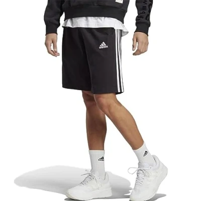 Image of adidas Sportswear Essentials 3STRIPES Sports shorts, Men&#039;s, Size: Small, Black/white