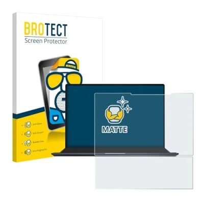 Image of brotect Screen Protector Anti Glare compatible with ASUS ZenBook Pro 14 Duo OLED UX8402 Matte, Fingerprint Protection Film