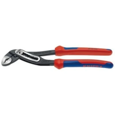 Image of Knipex Alligator® Water Pump Pliers black atramentized, with slim multi component grips 250 mm (self service card/blister) 88 02 SB