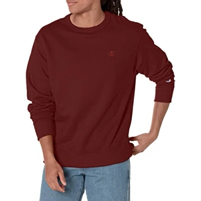 Image of Champion Men&#039;s s0888powerblend Sweatshirt, Maroon, XL UK