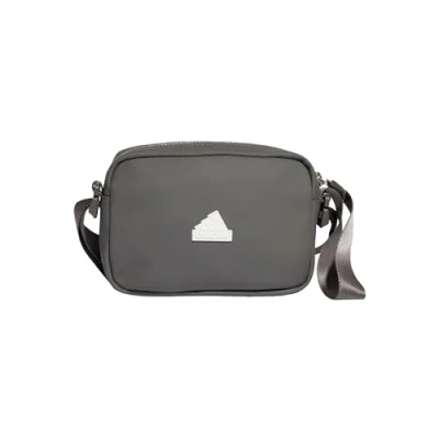 Image of adidas Women&#039;s Essentials Polyurethane Bag, Charcoal/White, One size