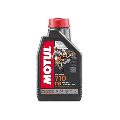 Image of Motul 104034 Engine oil 2T 710 100% synthetic Ester 1L, transparent