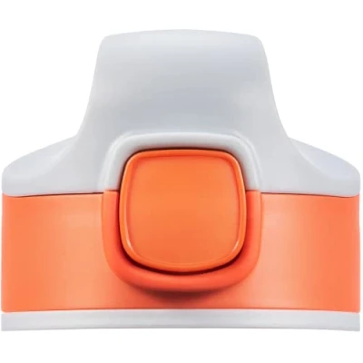Image of Sigg Miracle Kids Top Paprika Red Replacement Cap, Part for All Aluminium and Tritan Bottles (0.35 L, 0.4 0.45 L), Lid Water Bottle with Straw
