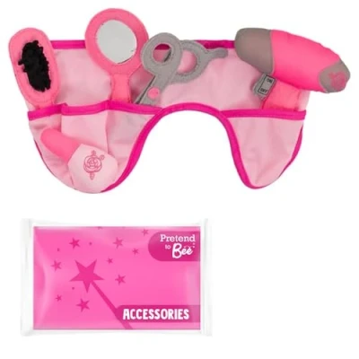 Image of PRETEND TO BEE : Occupation Beautician Accessories Fancy Dress Costume for Kids, Children, Multicolour, 3+ Years