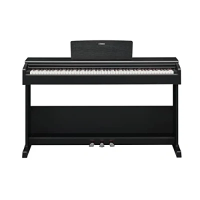 Image of Yamaha ARIUS YDP 105 Digital Piano Modern and Stylish Home for Beginners Hobbyists, Authentic Acoustic Playability, in Black