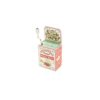 Image of CGB Giftware Christmas Music Box &#039;Frosty The Snowman&#039; Joy To World Range Wind Up Novelty Secret Santa GB03003