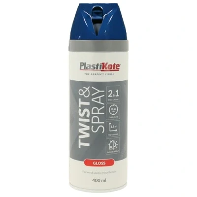 Image of Plasti kote 21111 400ml Premium Spray Paint Gloss Pacific Blue