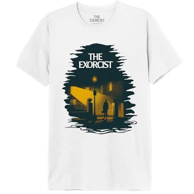 Image of The Exorcist Men&#039;s Meexormts009 T Shirt, White, XL