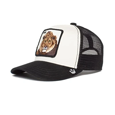 Image of Goorin Bros. The Farm Kids Trucker Cap, Black (Little Roar), One Size