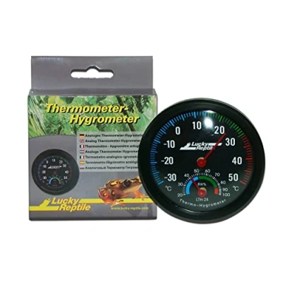 Image of Lucky Reptile Thermometer Hygrometer Black